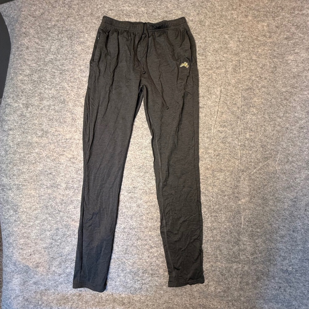 Tracksmith Bislett Running Pants Womens S Grey Ankle Zip Joggers Training